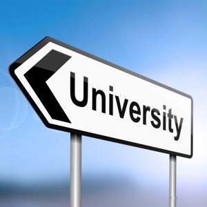 university sign