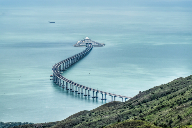 hong kong macau zhuhai bridge